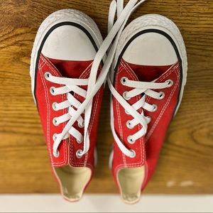 Red Converse All Stars